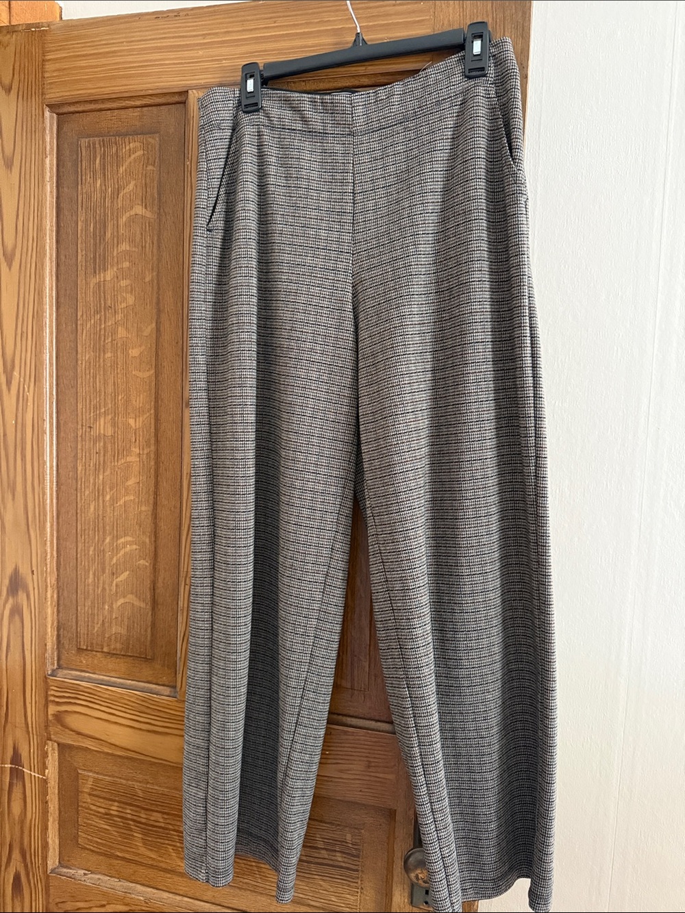 Max Studio Brown Wide-Leg Dress Pants